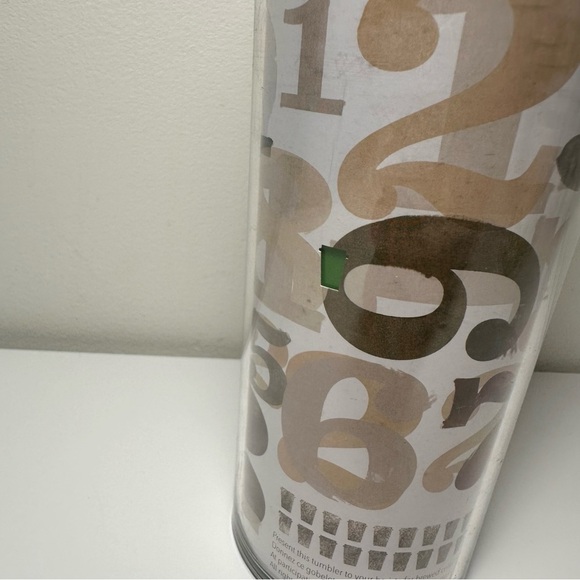 Starbucks Number & Letters travel Tumbler mug - Picture 2 of 5